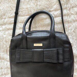 Kate Spade Black Bow Medium Satchel